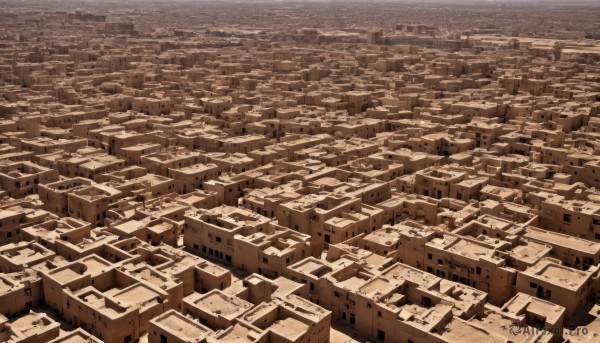 monochrome,outdoors,no humans,from above,traditional media,building,scenery,city,cityscape,sepia,rooftop,brown theme,sky,cloud,ocean,beach,sand,horizon,skyscraper,landscape,shore,town