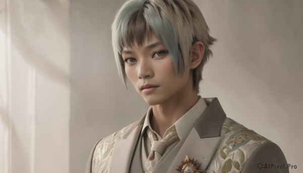 The serene presence of a male in a breathtaking dynamic scene