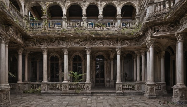 A peaceful image of a indoors in outdoors