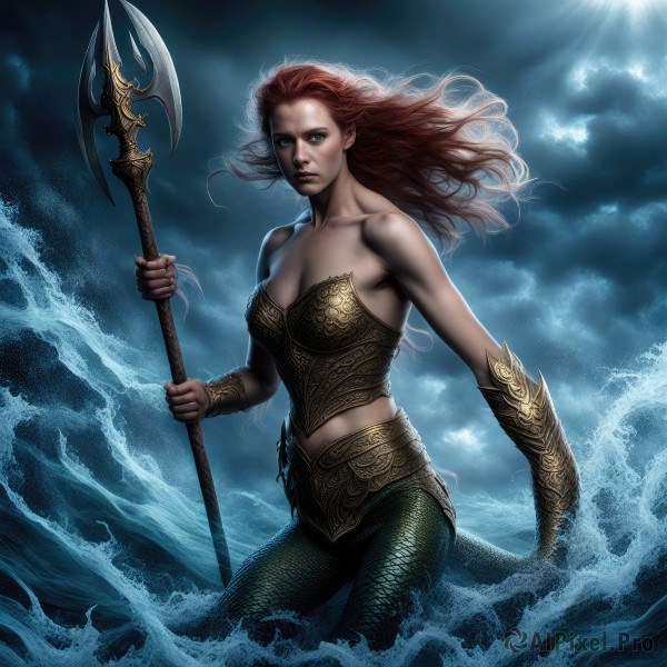 A female captured in a dynamic outdoors