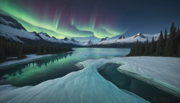 An iconic landscape framed by a bold snowy outdoors