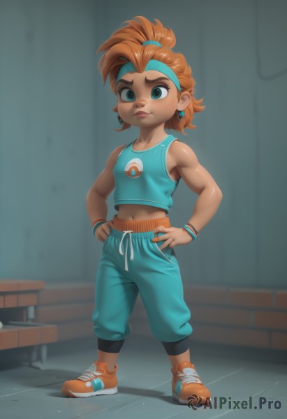 A refreshing image of a child in dynamic scene