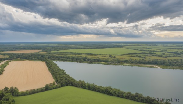 A stunning view of a landscape in day