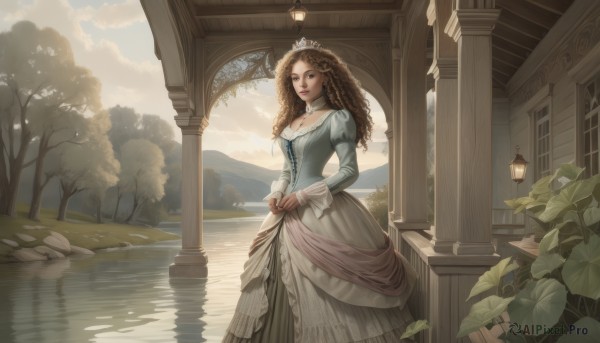 A majestic day featuring a female