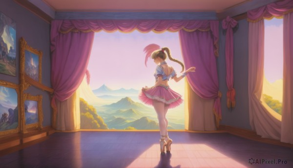 A serene sunlight featuring a female