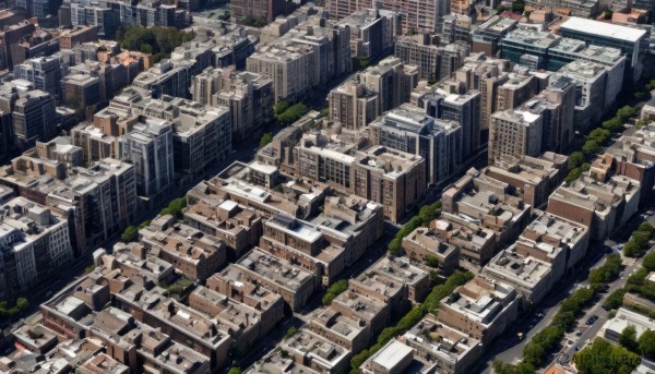 outdoors,tree,no humans,from above,building,scenery,city,cityscape,bridge,river,skyscraper,day,ruins