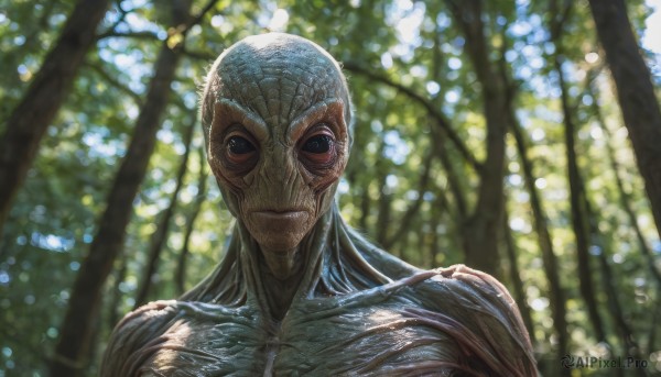 A tranquil outdoors showcasing a alien