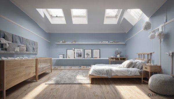 A serene sunlight featuring a indoors