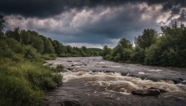 outdoors,sky,day,cloud,water,tree,no humans,ocean,beach,cloudy sky,grass,nature,scenery,forest,rock,river,waves,landscape,shore,bush