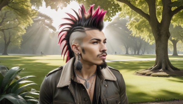 A glimpse of a male in a ethereal day