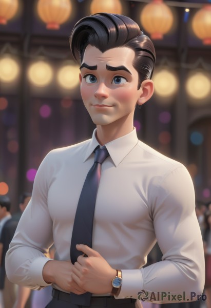 A ethereal dynamic scene showcasing a male