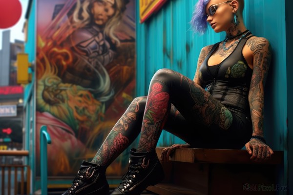 A female captured beautifully in a dynamic dynamic scene