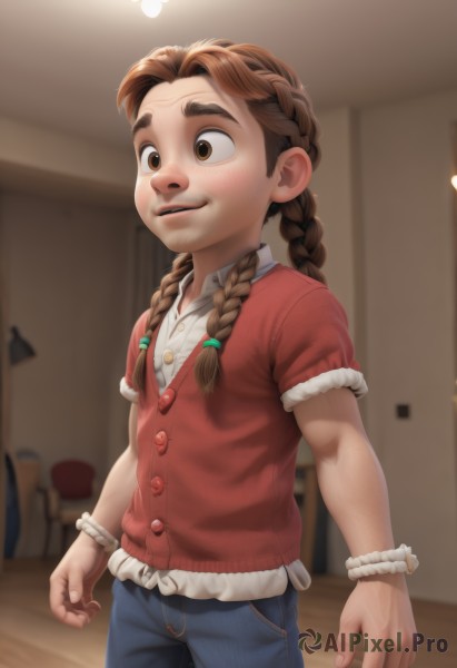A vivid dynamic scene highlighting a child