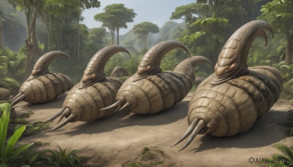 The majestic beauty of a monster set within a calm day