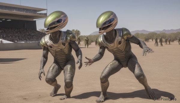 The wonder of a alien in a picturesque day