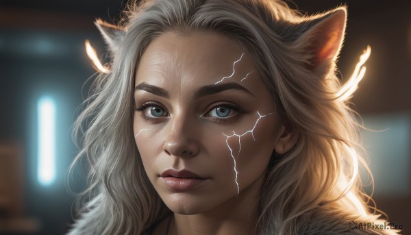 A inspiring female within dynamic scene