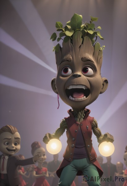 Image of a male in a peaceful dynamic scene