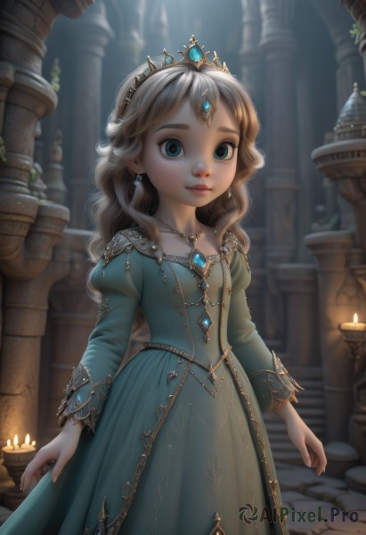 A glimpse of a child in a ethereal fiery dynamic scene