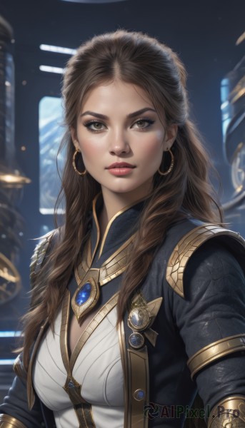 A female amidst a calm dynamic scene