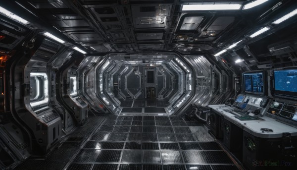 A majestic scenery featuring a spacecraft