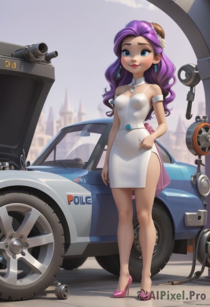 A breathtaking view of a female in day