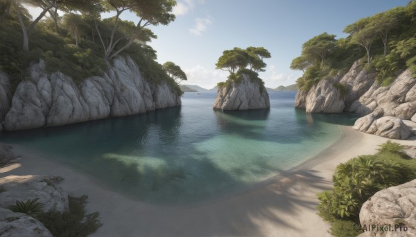 A landscape set against the backdrop of a captivating day