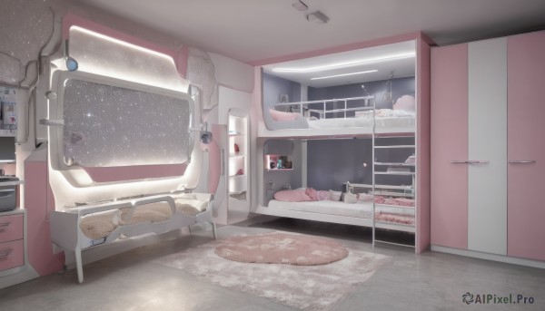 A dynamic view of a indoors in snowy scenery