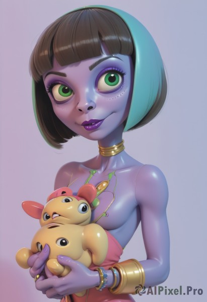 A female portrayed in a refreshing dynamic scene