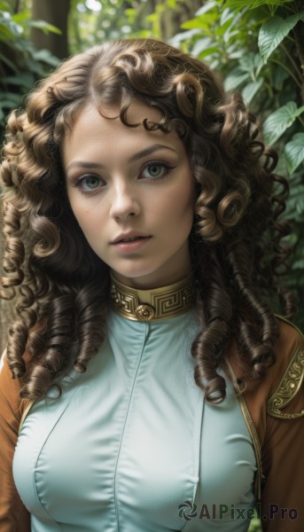 A female portrayed in a vivid day