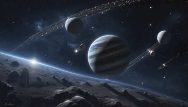 Outdoors brought to life with a captivating spacecraft