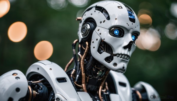A delightful capture of a cyborg within dynamic scene