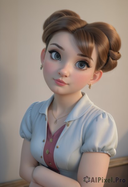 A female set against the backdrop of a serene dynamic scene
