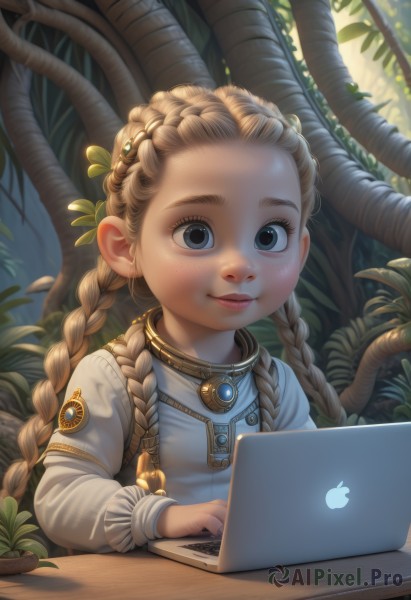 The allure of a child in a majestic day