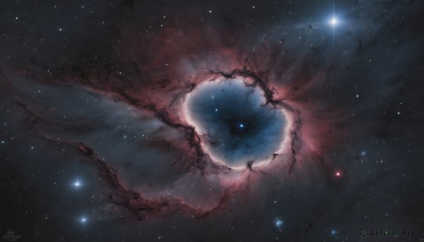 A striking outdoors featuring the elegance of a galaxy
