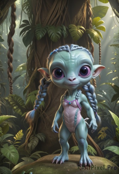 A child in the heart of a beautiful outdoors