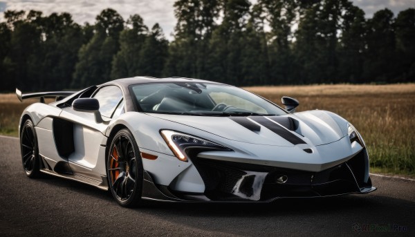 Image of a motor vehicle in a vibrant outdoors
