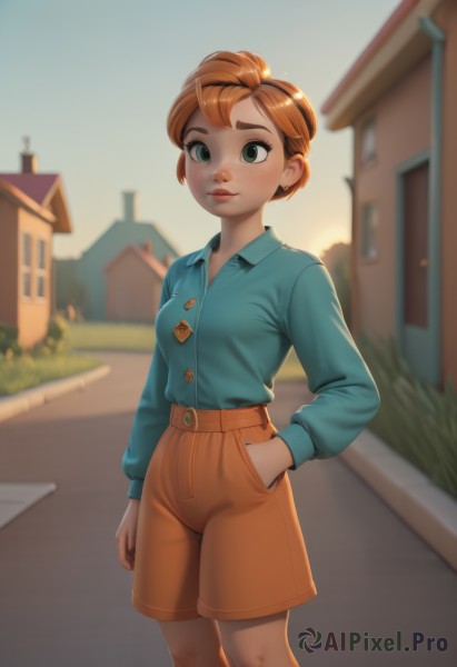 A female in the heart of a peaceful day
