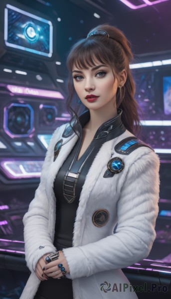A stunning female within a beautiful dynamic scene