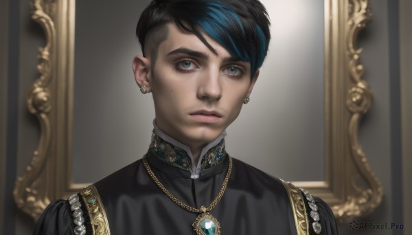 A magnificent male within dynamic scene