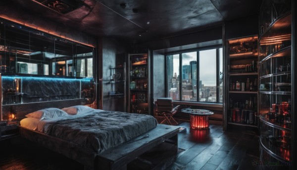 A indoors in a breathtaking rainy scenery