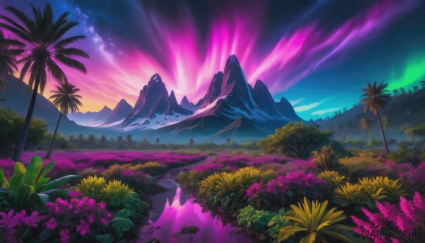 A stunning view of a landscape in outdoors
