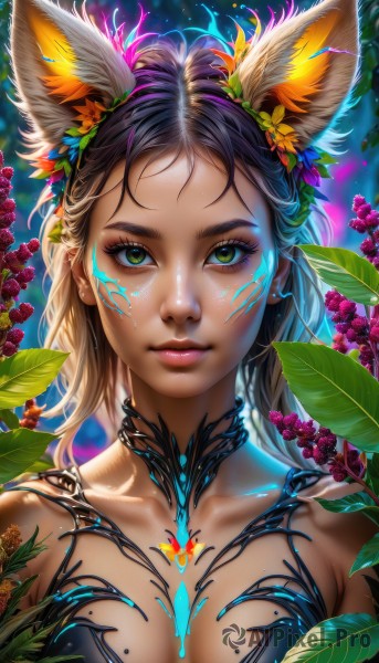 The elegance of a female in a ethereal dynamic scene