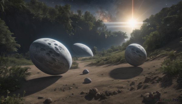 The serene presence of a landscape in a breathtaking outdoors