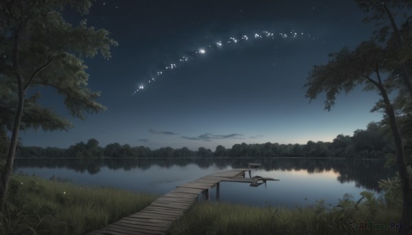 A landscape in a serene outdoors