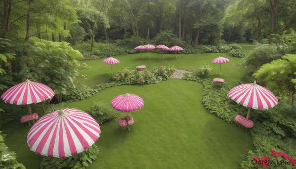 A inspiring view of a garden in day