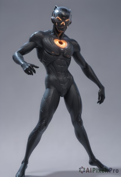 A magnificent male within dynamic scene