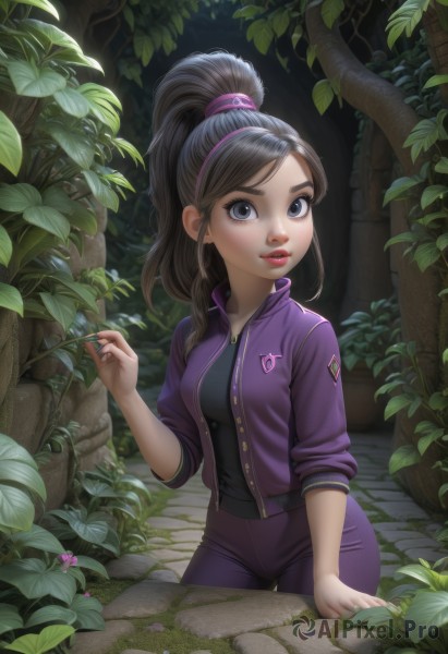 A refreshing image of a female in outdoors