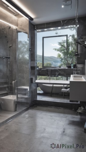 The serene presence of a indoors in a lush day