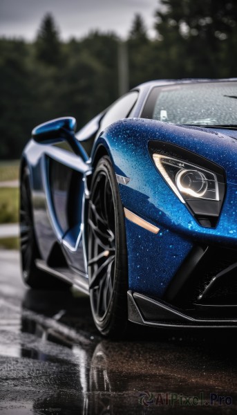 Image of a motor vehicle in a beautiful outdoors