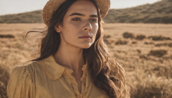 A female set against the backdrop of a captivating day